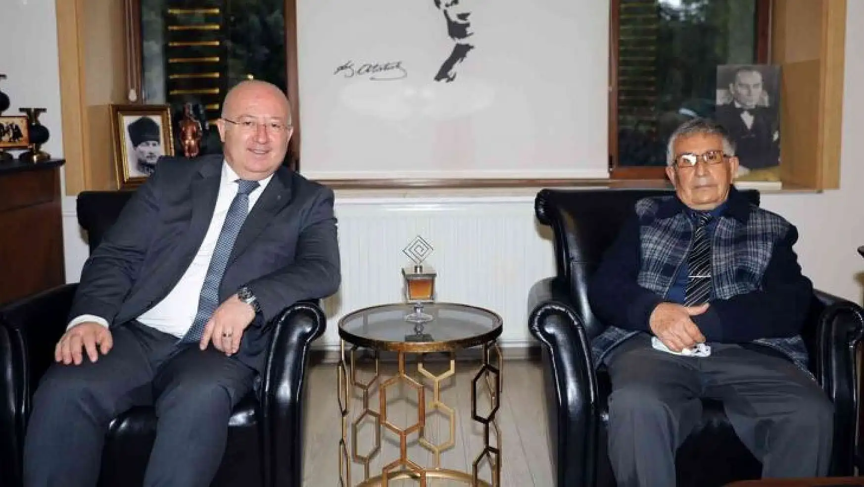 Ali Fuat Özge'den Başkan Gümüş'e teşekkür ziyareti