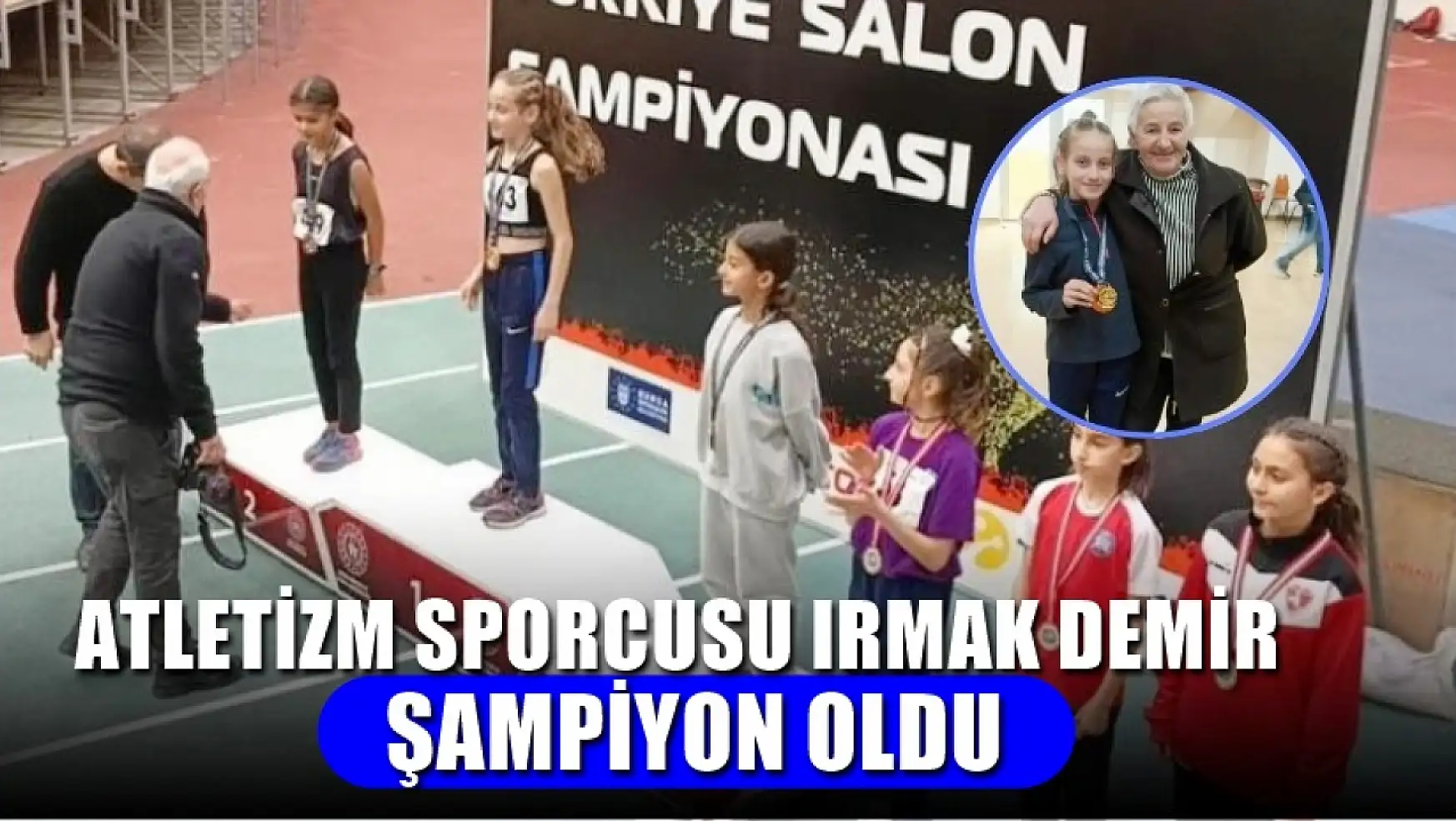 Atletizm sporcusu Irmak Demir şampiyon oldu