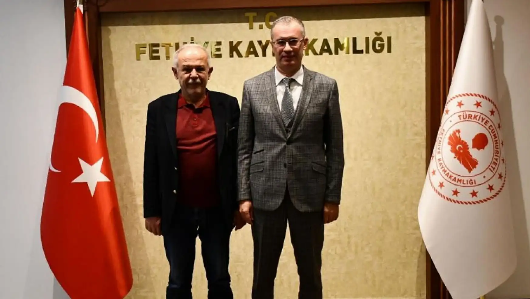 Başkan Bozyel'den Kaymakam Ertaş'a ziyaret