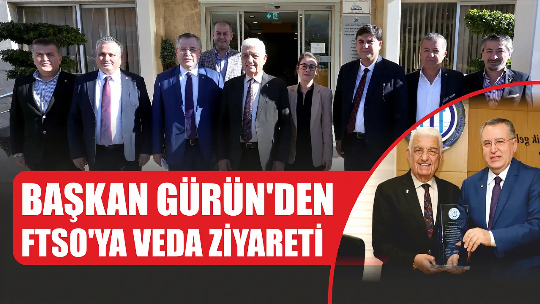 Başkan Gürün'den FTSO'ya veda ziyareti