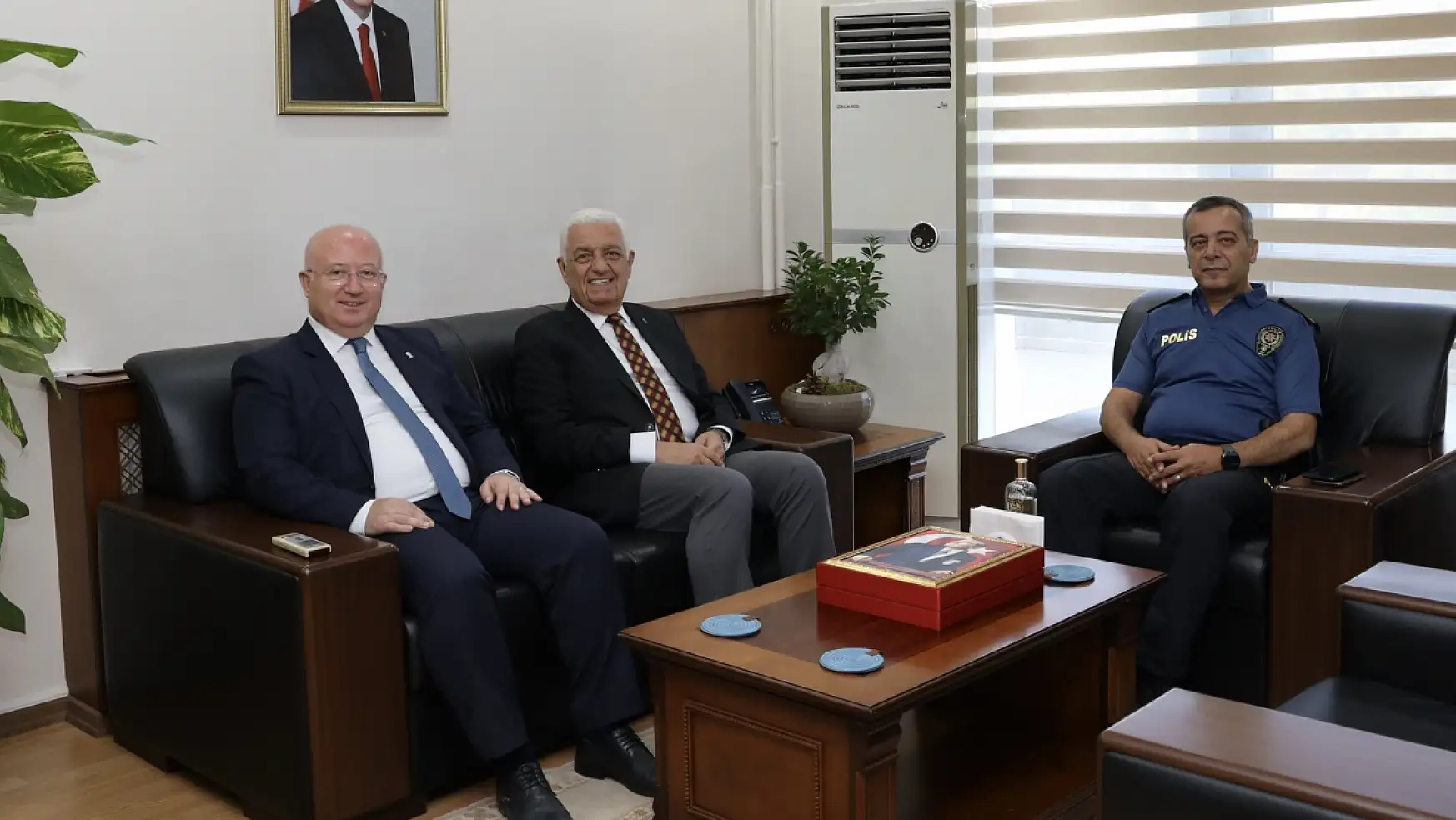 Başkan Gürün ve Başkan Gümüş'ten Müdür Canbolat'a Ziyaret