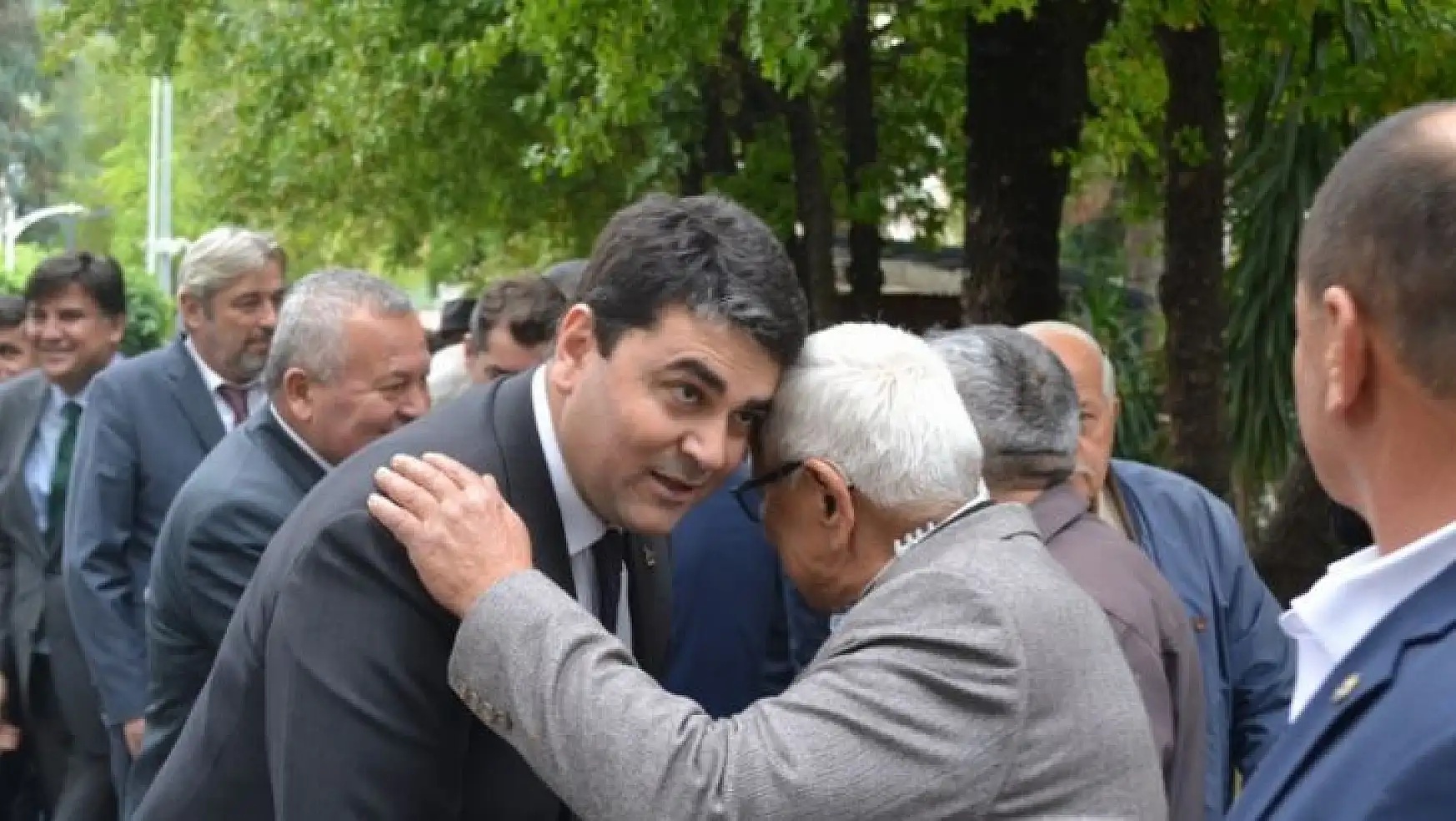 Başkan Karaca'dan DP Genel Başkanı'na karşılama töreni