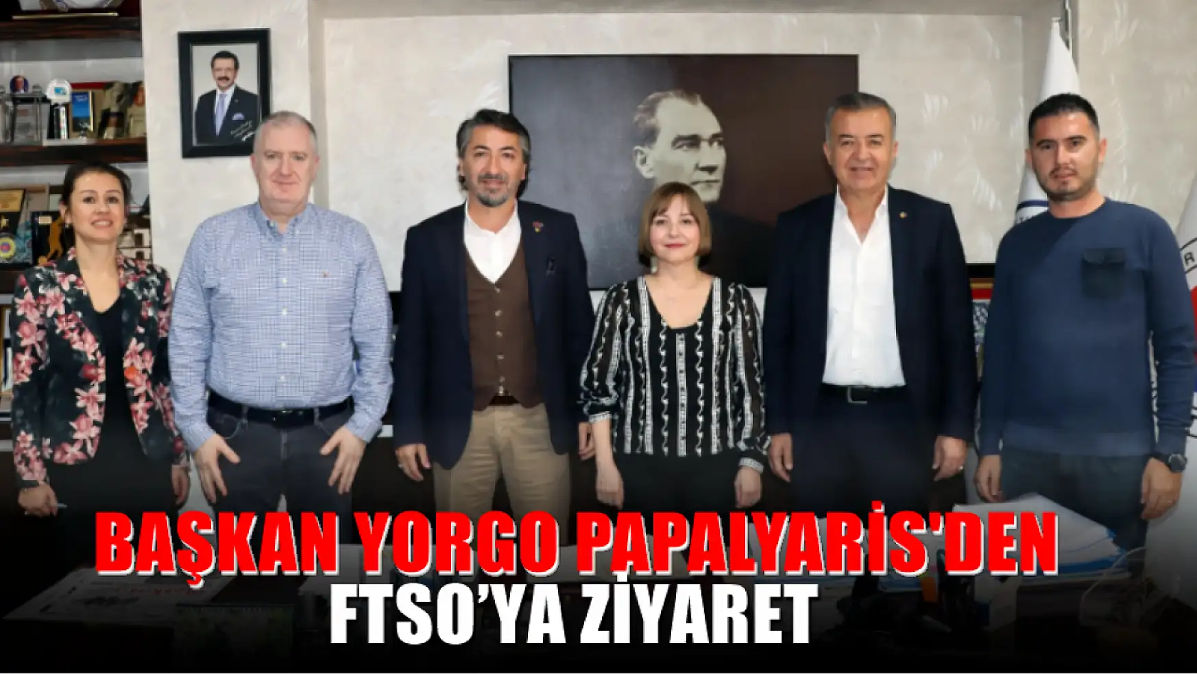 Başkan Yorgo Papalyaris'den FTSO'ya ziyaret