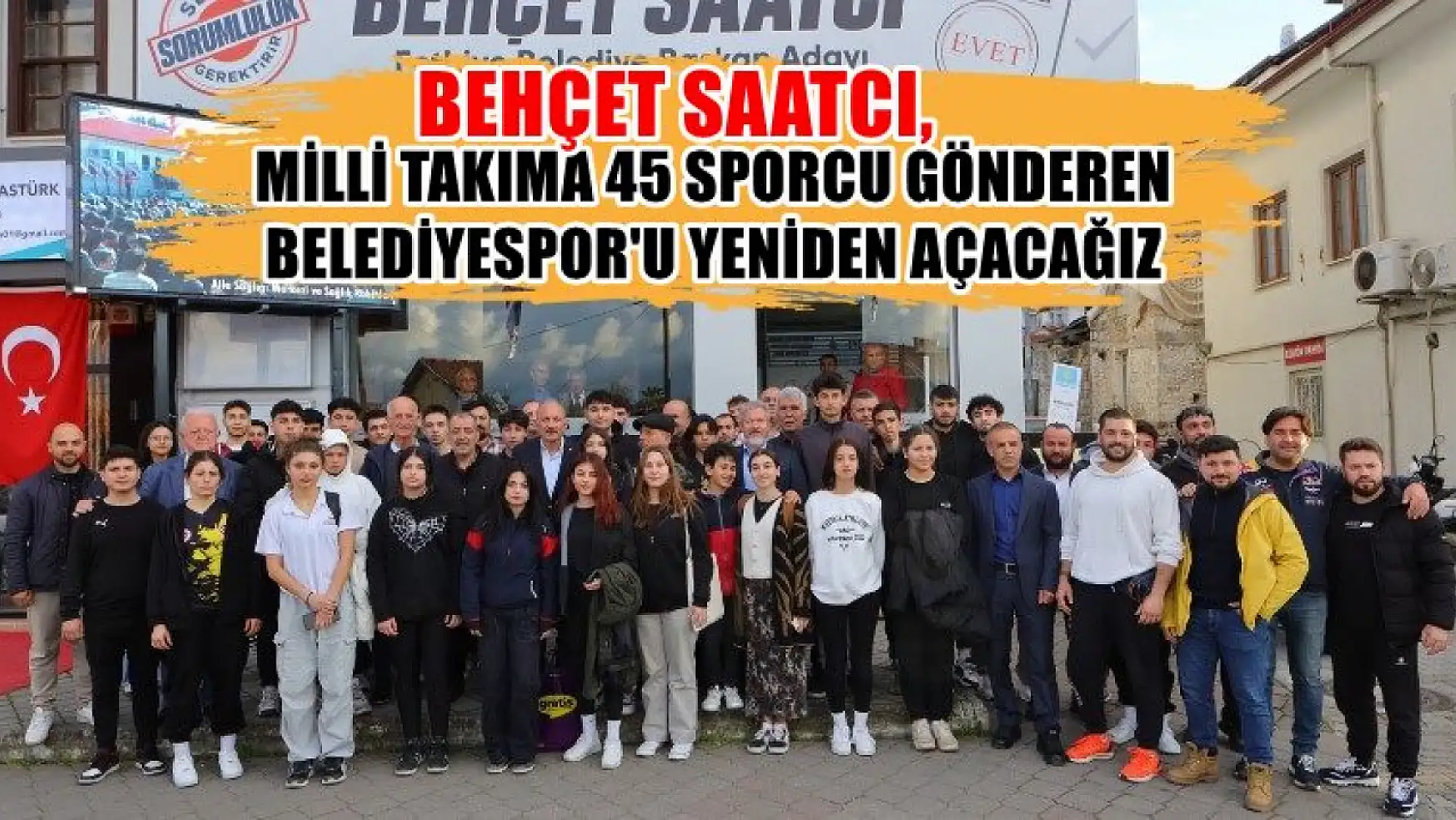 Behçet Saatcı, Milli Takıma 45 Sporcu Gönderen Belediyespor'u Yeniden Açacağız