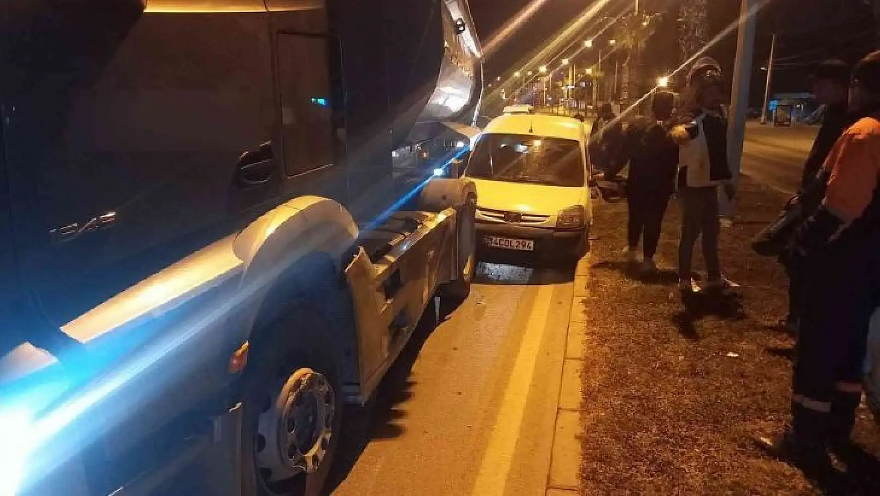 Bodrum'da kamyon kazası