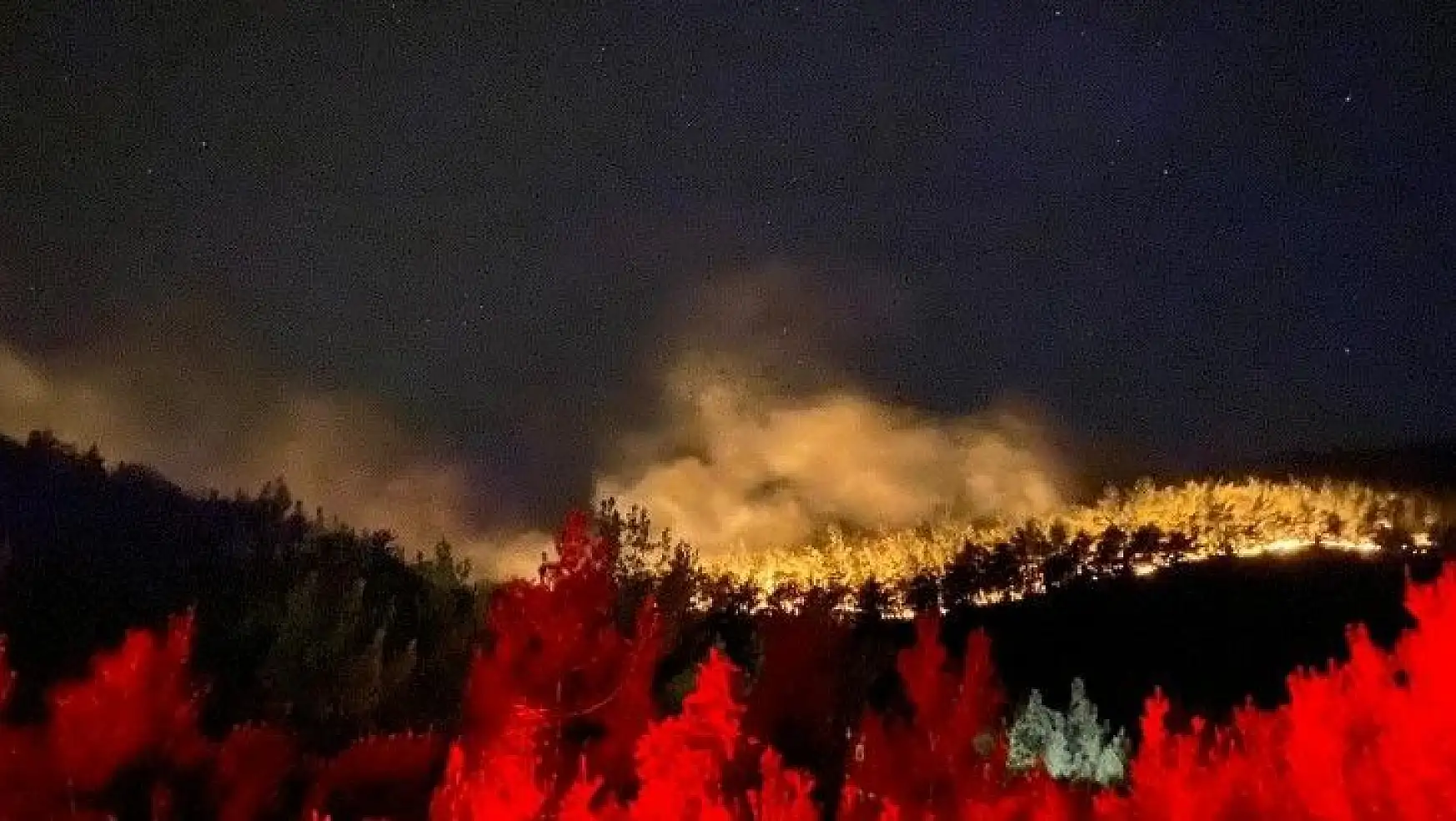 Bursa Yıldırım Belediyesi, Muğla'daki yangınlarda canla başla mücadele ediyor