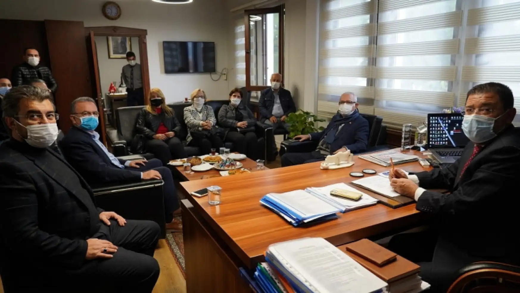 CHP'li Başkanlardan ve Milletvekillerinden Başkan Tokat'a Ziyaret