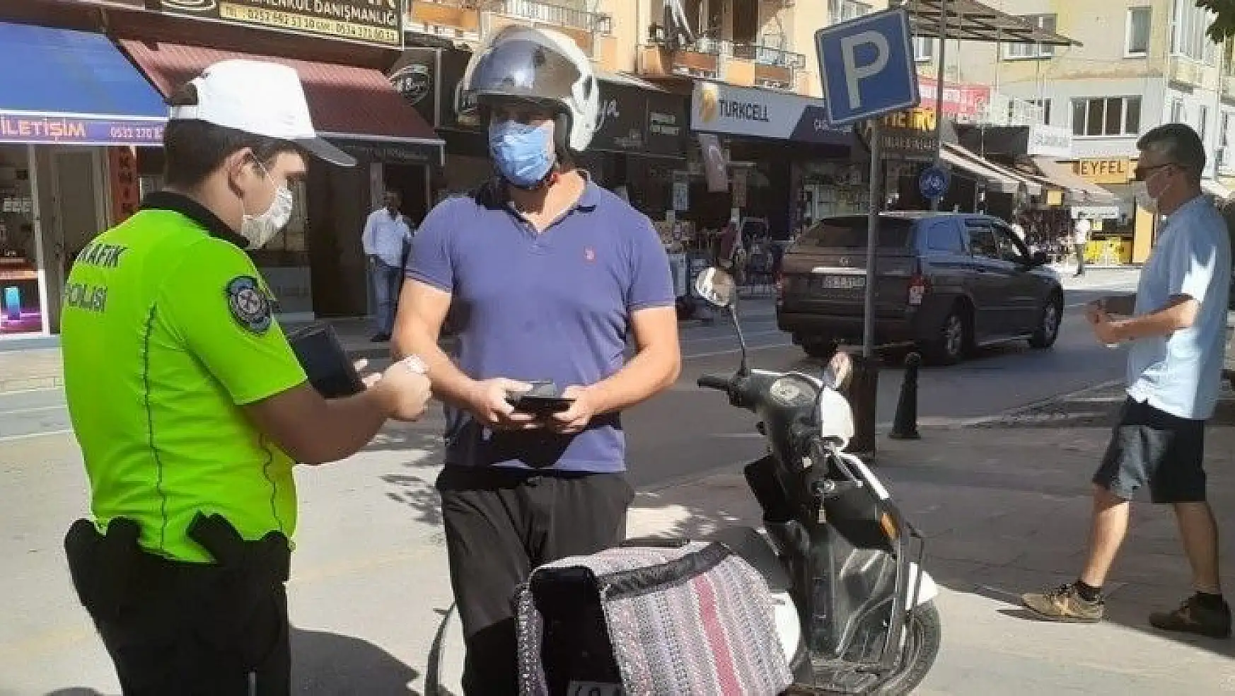 Dalaman'da polisten motosiklet denetimi