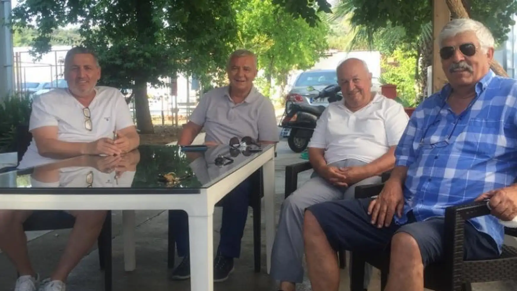 Eski başkanlardan Fethiyespor'a ziyaret