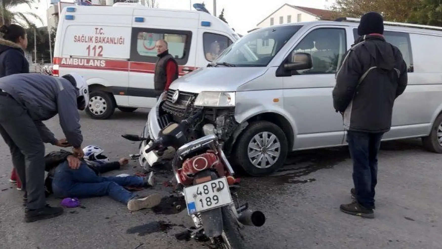 Fethiye'de trafik kazası 1 yaralı