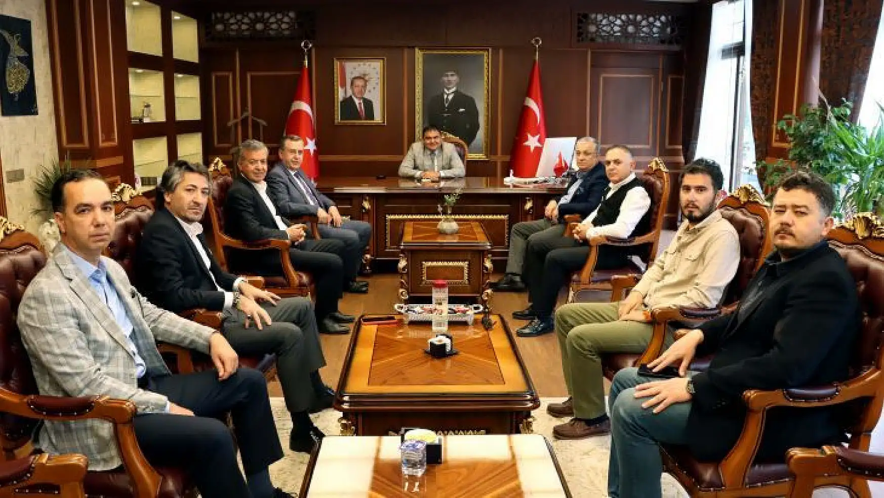 FTSO Yönetimi, Kaymakam Alper Balcı'yı ziyaret etti