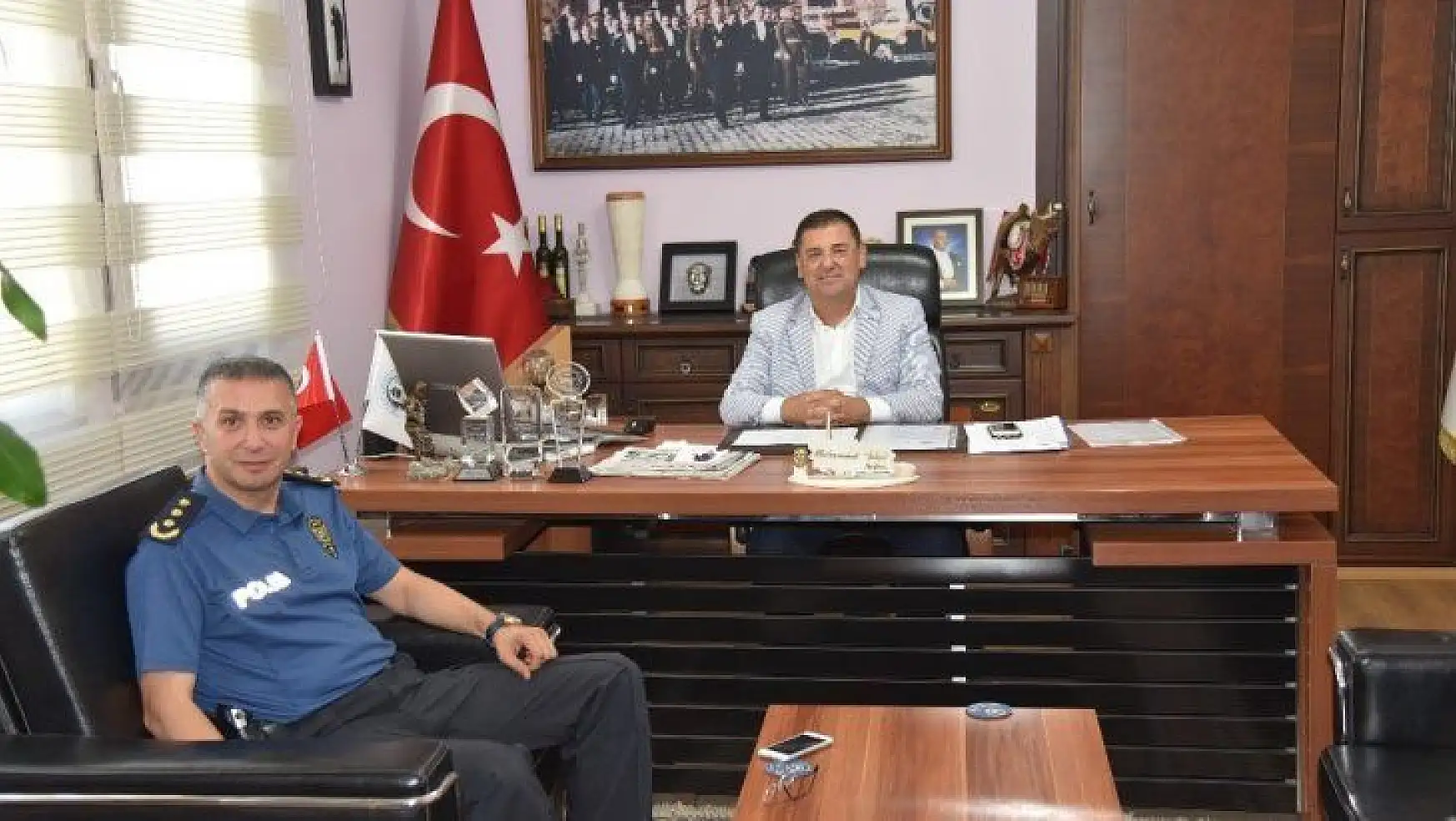 Havalimanı Müdürü Dalkılıç'tan Başkan Tokat'a ziyaret