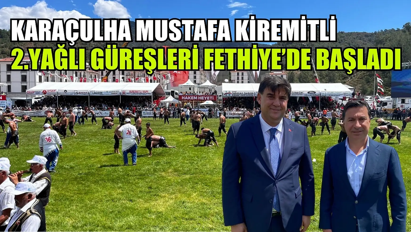 Karaçulha Mustafa Kiremitli 2.Yağlı Güreşleri Fethiye'de Başladı