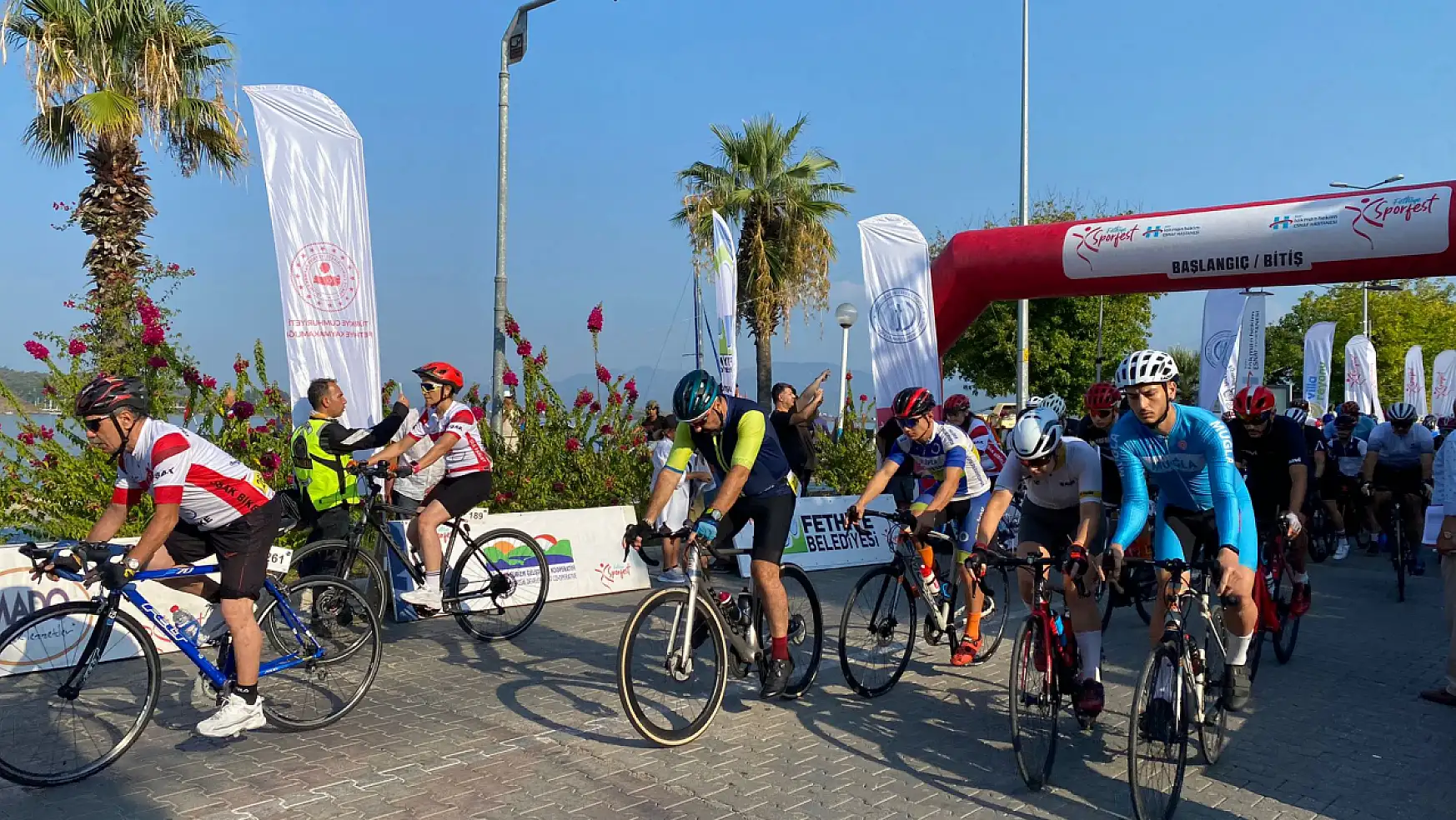 Likya Granfondo Bisiklet Yarışı Start Aldı