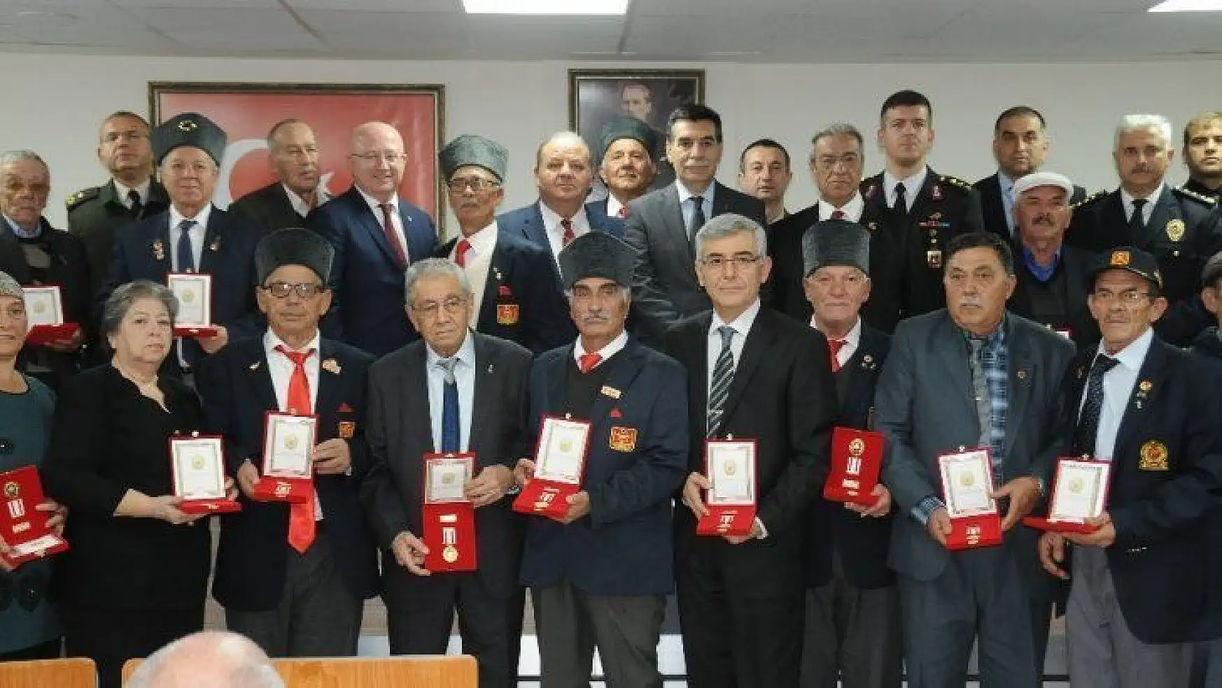 Menteşe'de 33 Kıbrıs gazisi onurlandırıldı