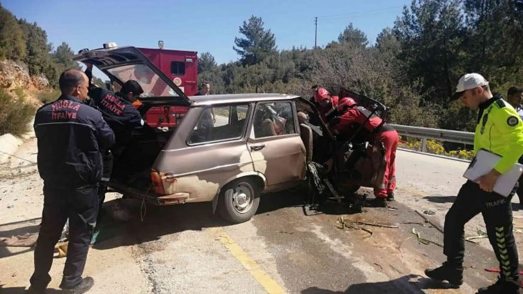 Menteşe'de trafik kazası: 2 yaralı