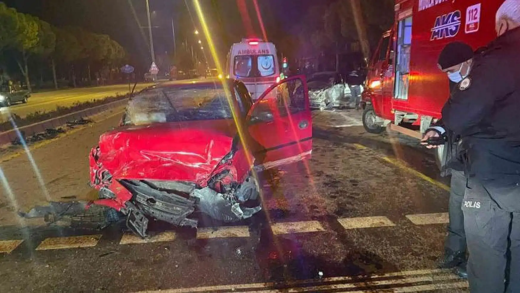 Menteşe'de trafik kazası 3 yaralı