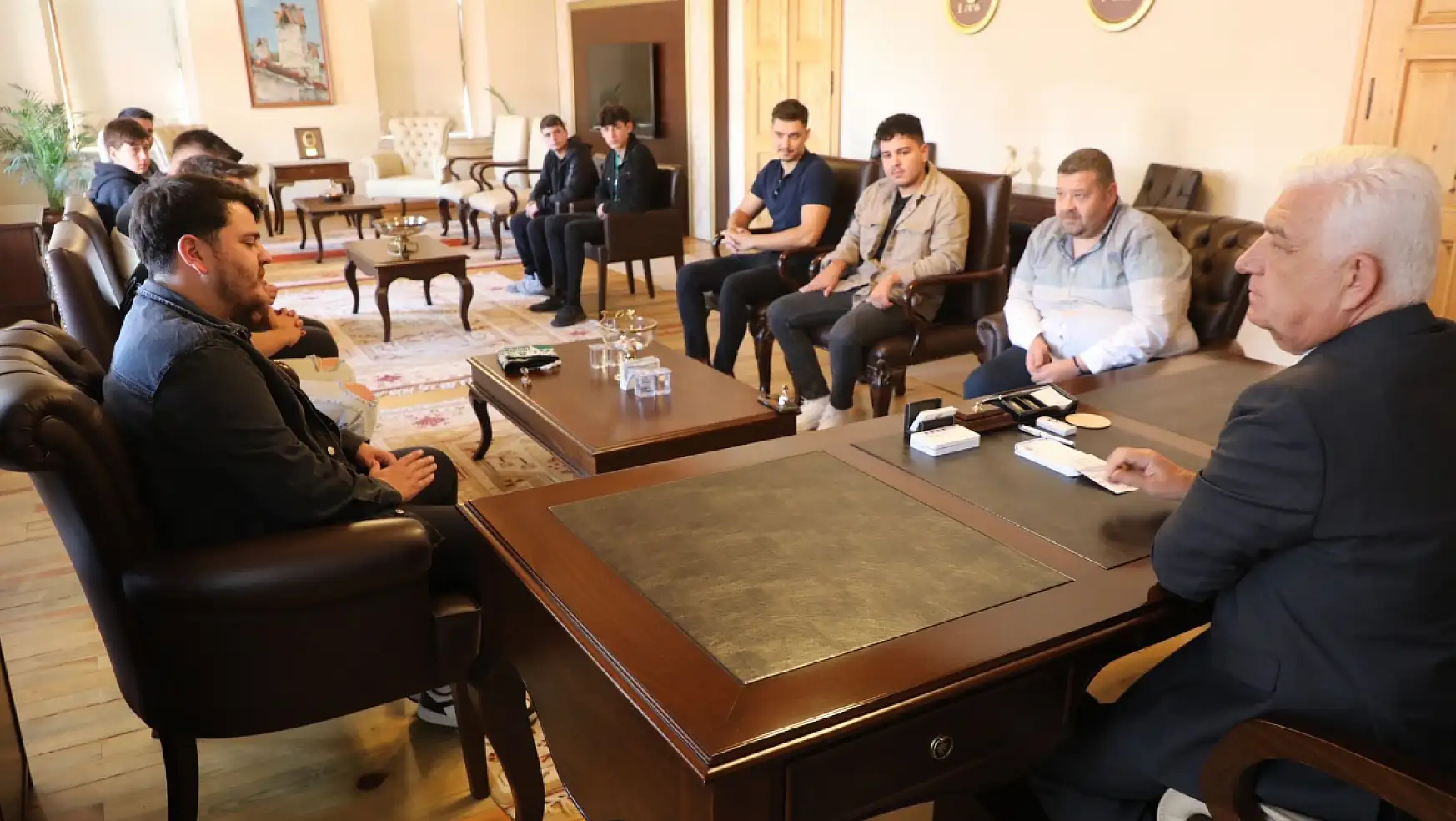 Muğlaspor Taraftarından Başkan Gürün'e Ziyaret