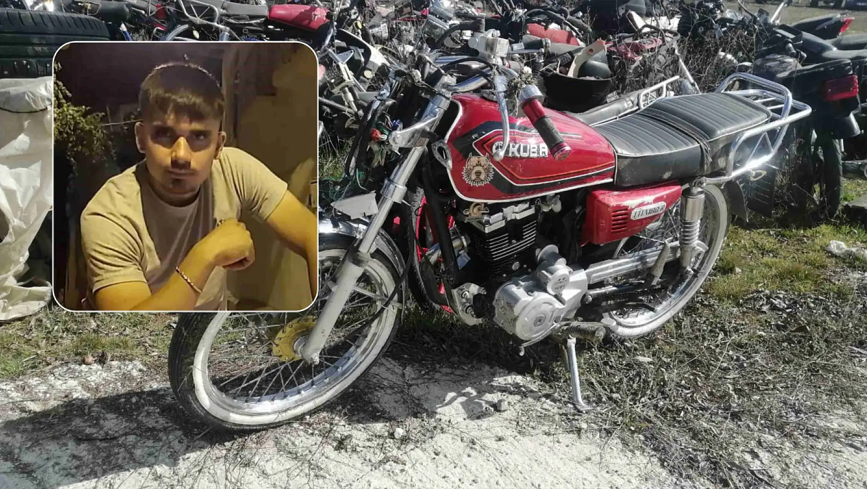 Trafik levhasına çarpan motosiklet sürücüsü hayatını kaybetti