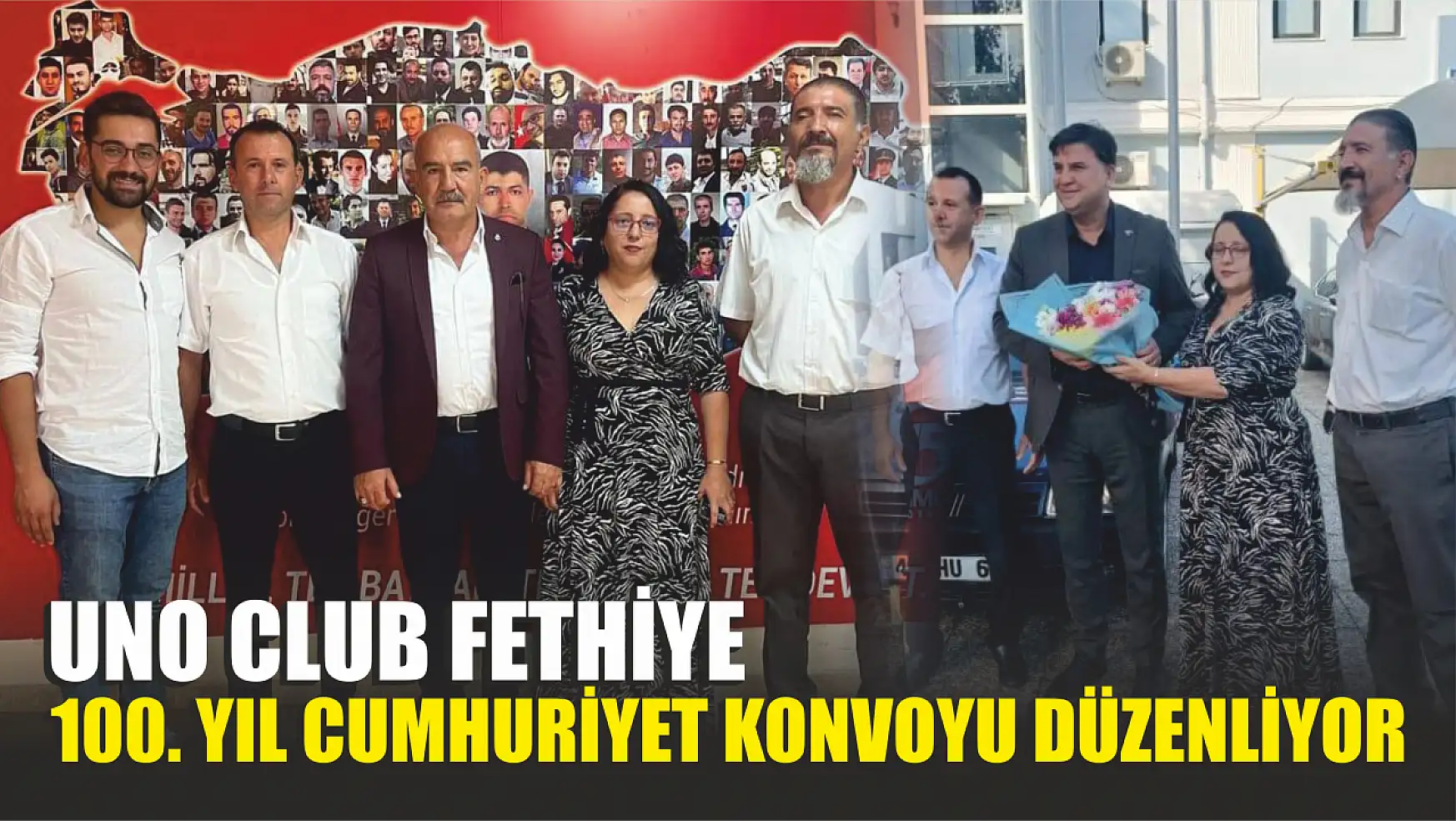 Uno Club Fethiye 100.Yıl Cumhuriyet Konvoyu Düzenliyor