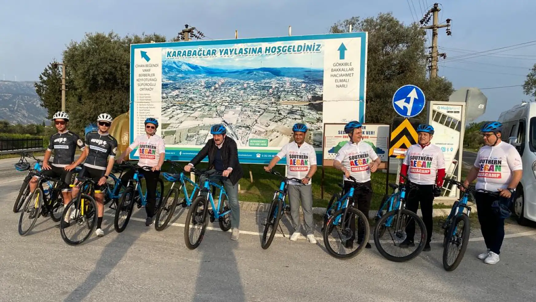 Vali Orhan Tavlı Karabağlar Yaylası Bisiklet Rotasında İncelemelerde Bulundu