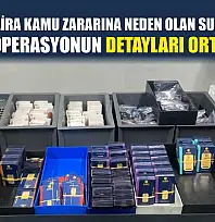 100 milyar lira kamu zararına neden olan suç örgütüne yönelik operasyonun detayları ortaya çıktı