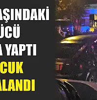 16 yaşındaki sürücü kaza yaptı, 5 çocuk yaralandı