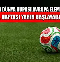 2026 FIFA Dünya Kupası Avrupa Elemeleri'nin 9. haftası yarın başlayacak