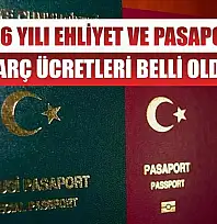 2026 Yılı Ehliyet ve Pasaport Harç Ücretleri Belli Oldu