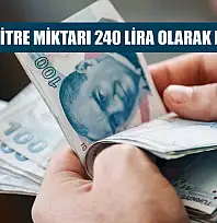2026 yılı fitre miktarı 240 lira olarak belirlendi