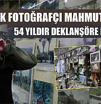 4. kuşak fotoğrafçı Mahmut Kanık 54 yıldır deklanşöre basıyor