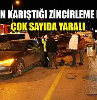 5 Aracın Karıştığı Zincirleme Kazada Çok Sayıda Yaralı