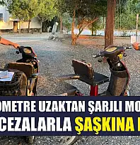 500 kilometre uzaktan şarjlı motoruna gelen cezalarla şaşkına döndü