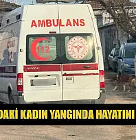 82 yaşındaki kadın yangında hayatını kaybetti