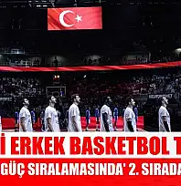A Milli Erkek Basketbol Takımı, FIBA'nın 'güç sıralamasında' 2. sırada yer aldı