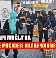 Açık Kapı Muğla'da şiddetle mücadele bilgilendirmesi yaptı