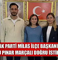 AK Parti Milas İlçe Başkanı Duygu Pınar Marçalı Doğru İstifa Etti