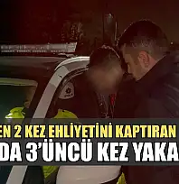 Alkolden 2 kez ehliyetini kaptıran sürücü kazada 3'üncü kez yakalandı