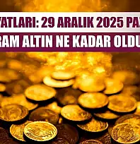 Altın fiyatları: 29 Aralık 2025 Pazartesi gram altın ne kadar oldu? Çeyrek altın kaç TL?