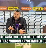 Amed Sportif Faaliyetler Teknik Direktörü Sinan Kaloğlu, 'Zor bir deplasmandan kaybetmeden dönüyoruz'