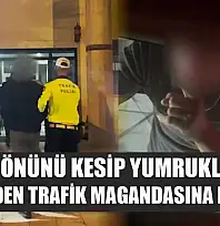 Aracın önünü kesip yumruklayan ve küfür eden trafik magandasına ev hapsi