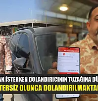 Aracını satmak isterken dolandırıcının tuzağına düşen vatandaş, bakiyesi yetersiz olunca dolandırılmaktan kurtuldu