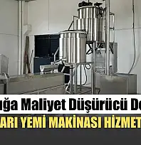 Arıcılığa Maliyet Düşürücü Destek: Fondan Arı Yemi Makinası Hizmete Alındı