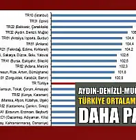 Aydın-Denizli-Muğla Bölgesi, Türkiye ortalamasına göre daha pahalı