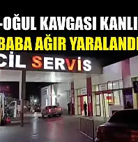 Baba-Oğul kavgası kanlı bitti: Baba ağır yaralandı