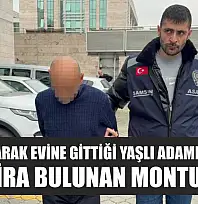 Bakıcı olarak evine gittiği yaşlı adamın cebinde 8 bin lira bulunan montu çaldı