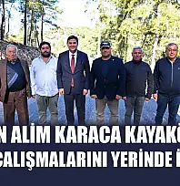 Başkan Alim Karaca Kayaköy'deki Asfalt Çalışmalarını Yerinde İnceledi
