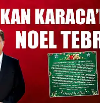 Başkan Karaca'dan Noel Tebriği