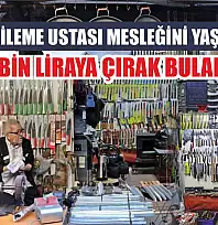 Bıçak bileme ustası mesleğini yaşatıyor, 50-60 bin liraya çırak bulamıyor