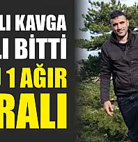 Bıçaklı kavga kanlı bitti: 1 ölü 1 ağır yaralı